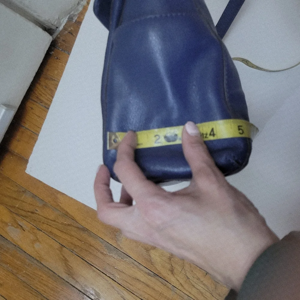 Michael Kors Blue Sloan top handle satchel bag. EUC. Career Minimalist‎ Preppy
